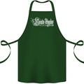 Knights Tempar St Georges Day Crusaders Cotton Apron 100% Organic Forest Green