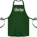 Knights Tempar St Georges Day Crusaders Cotton Apron 100% Organic Forest Green