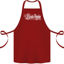 Knights Tempar St Georges Day Crusaders Cotton Apron 100% Organic Maroon