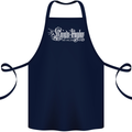 Knights Tempar St Georges Day Crusaders Cotton Apron 100% Organic Navy Blue