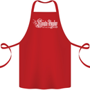 Knights Tempar St Georges Day Crusaders Cotton Apron 100% Organic Red