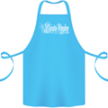 Knights Tempar St Georges Day Crusaders Cotton Apron 100% Organic Turquoise