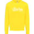 Knights Tempar St Georges Day Crusaders Kids Sweatshirt Jumper Yellow