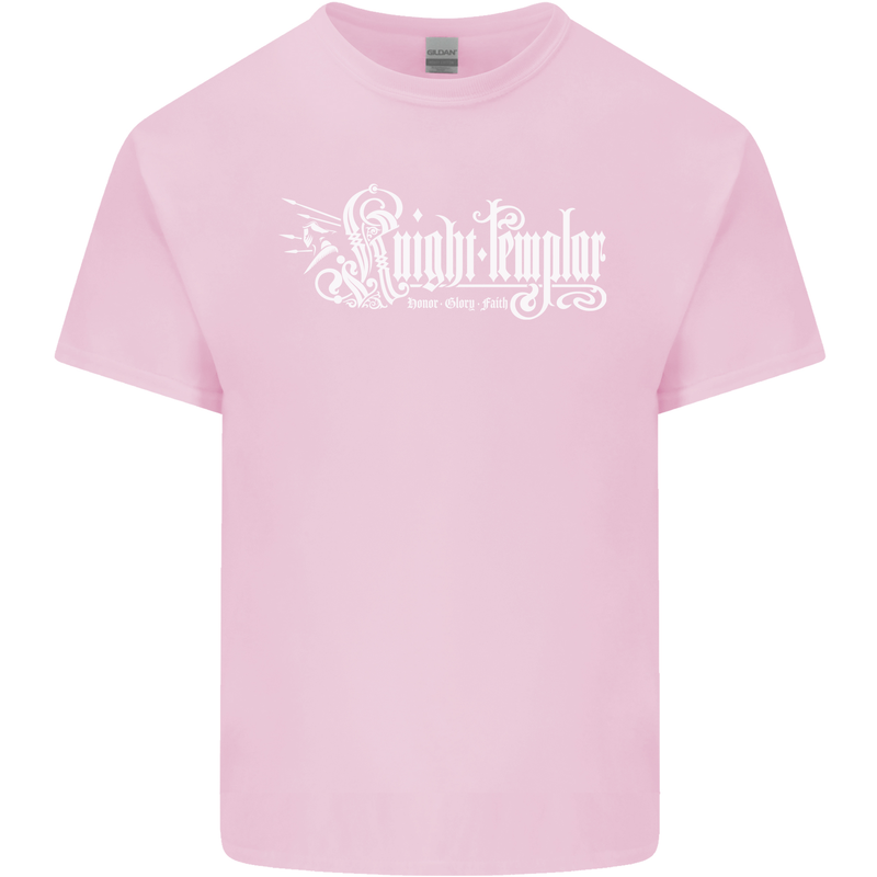 Knights Tempar St Georges Day Crusaders Kids T-Shirt Childrens Light Pink