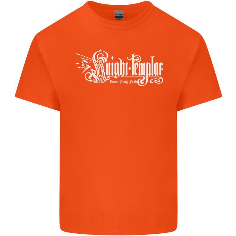 Knights Tempar St Georges Day Crusaders Kids T-Shirt Childrens Orange