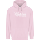 Knights Tempar St Georges Day Crusaders Mens 80% Cotton Hoodie Light Pink