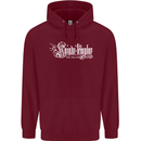 Knights Tempar St Georges Day Crusaders Mens 80% Cotton Hoodie Maroon