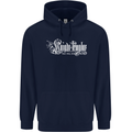 Knights Tempar St Georges Day Crusaders Mens 80% Cotton Hoodie Navy Blue