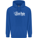 Knights Tempar St Georges Day Crusaders Mens 80% Cotton Hoodie Royal Blue