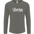 Knights Tempar St Georges Day Crusaders Mens Long Sleeve T-Shirt Charcoal