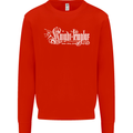 Knights Tempar St Georges Day Crusaders Mens Sweatshirt Jumper Bright Red
