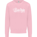Knights Tempar St Georges Day Crusaders Mens Sweatshirt Jumper Light Pink