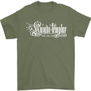 Knights Tempar St Georges Day Crusaders Mens T-Shirt Cotton Gildan Military Green