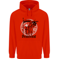 Knights Templar Beauseant St Georges Day Childrens Kids Hoodie Bright Red