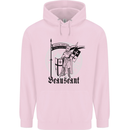 Knights Templar Beauseant St Georges Day Childrens Kids Hoodie Light Pink
