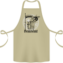 Knights Templar Beauseant St Georges Day Cotton Apron 100% Organic Khaki
