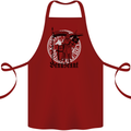 Knights Templar Beauseant St Georges Day Cotton Apron 100% Organic Maroon