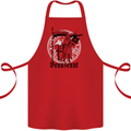 Knights Templar Beauseant St Georges Day Cotton Apron 100% Organic Red