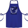 Knights Templar Beauseant St Georges Day Cotton Apron 100% Organic Royal Blue