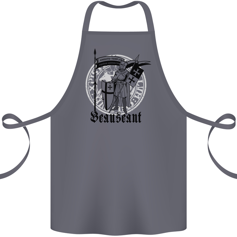 Knights Templar Beauseant St Georges Day Cotton Apron 100% Organic Steel