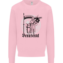 Knights Templar Beauseant St Georges Day Kids Sweatshirt Jumper Light Pink