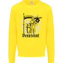 Knights Templar Beauseant St Georges Day Kids Sweatshirt Jumper Yellow