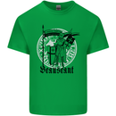 Knights Templar Beauseant St Georges Day Kids T-Shirt Childrens Irish Green