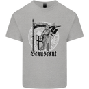 Knights Templar Beauseant St Georges Day Kids T-Shirt Childrens Sports Grey