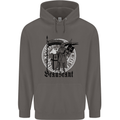 Knights Templar Beauseant St Georges Day Mens 80% Cotton Hoodie Charcoal