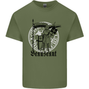 Knights Templar Beauseant St Georges Day Mens Cotton T-Shirt Tee Top Military Green