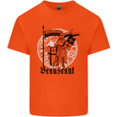 Knights Templar Beauseant St Georges Day Mens Cotton T-Shirt Tee Top Orange