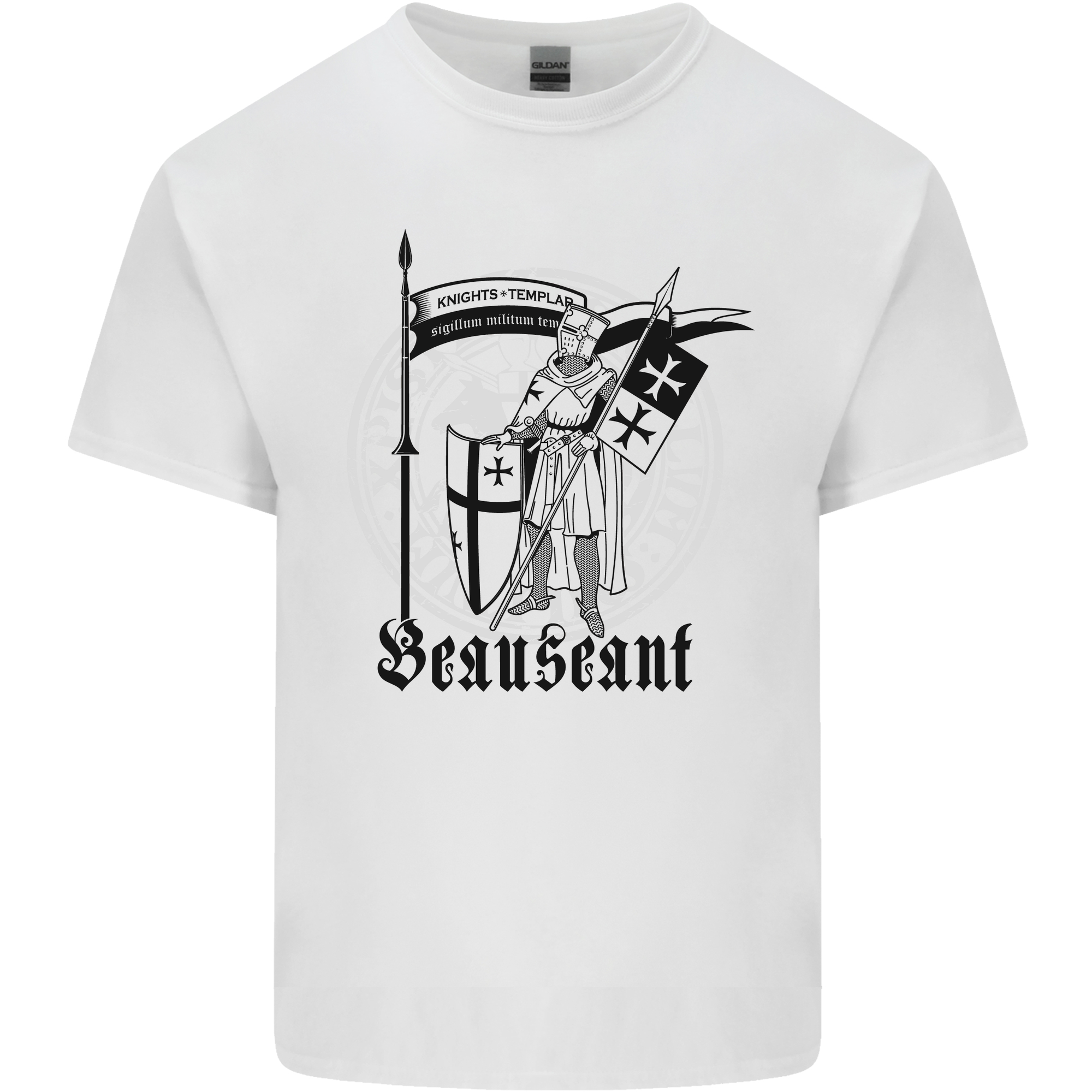 Knights Templar Beauseant T-Shirt for Men