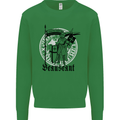 Knights Templar Beauseant St Georges Day Mens Sweatshirt Jumper Irish Green