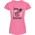 Knights Templar Beauseant St Georges Day Womens Petite Cut T-Shirt Azalea