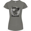 Knights Templar Beauseant St Georges Day Womens Petite Cut T-Shirt Charcoal