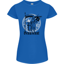 Knights Templar Beauseant St Georges Day Womens Petite Cut T-Shirt Royal Blue