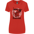 Knights Templar Beauseant St Georges Day Womens Wider Cut T-Shirt Red