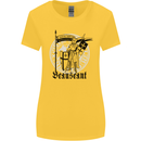 Knights Templar Beauseant St Georges Day Womens Wider Cut T-Shirt Yellow