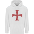Knights Templar Cross Fancy Dress Outfit Childrens Kids Hoodie White