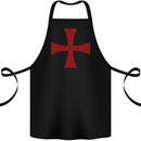 Knights Templar Cross Fancy Dress Outfit Cotton Apron 100% Organic Black
