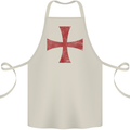 Knights Templar Cross Fancy Dress Outfit Cotton Apron 100% Organic Natural