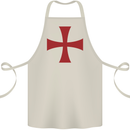 Knights Templar Cross Fancy Dress Outfit Cotton Apron 100% Organic Natural