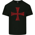 Knights Templar Cross Fancy Dress Outfit Kids T-Shirt Childrens Black