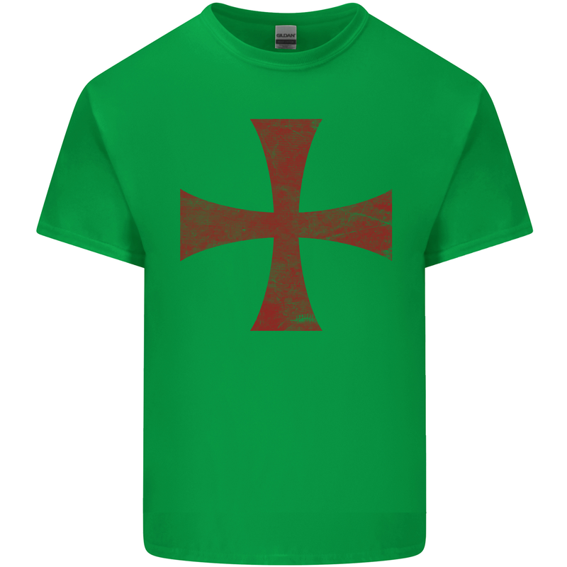 Knights Templar Cross Fancy Dress Outfit Kids T-Shirt Childrens Irish Green