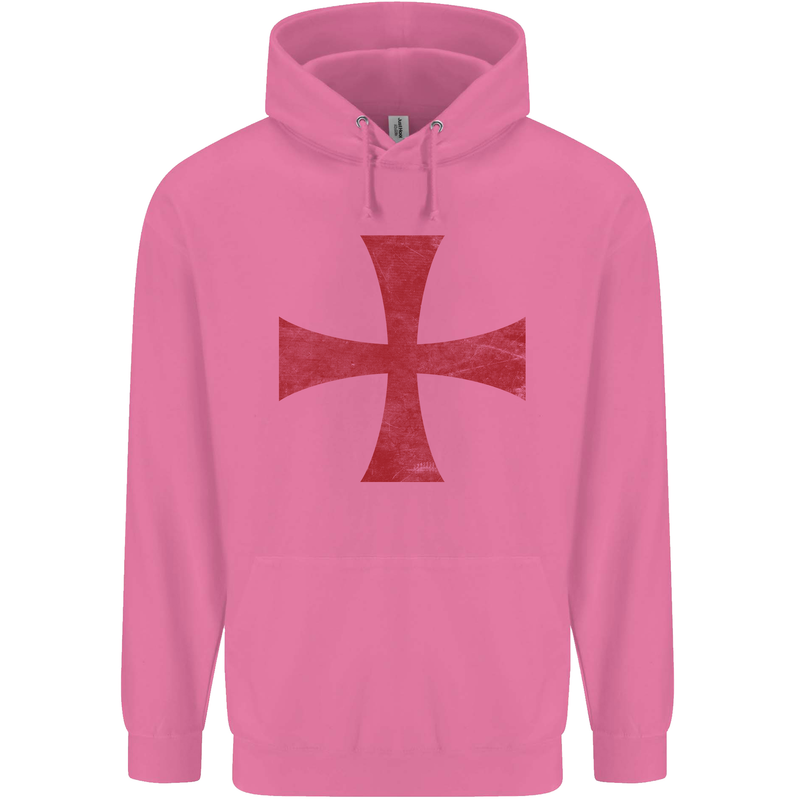 Knights Templar Cross Fancy Dress Outfit Mens 80% Cotton Hoodie Azelea