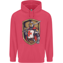 Knights Templar England St Georges Day Childrens Kids Hoodie Heliconia