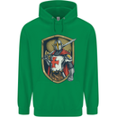 Knights Templar England St Georges Day Childrens Kids Hoodie Irish Green