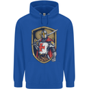 Knights Templar England St Georges Day Childrens Kids Hoodie Royal Blue