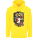 Knights Templar England St Georges Day Childrens Kids Hoodie Yellow