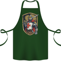 Knights Templar England St Georges Day Cotton Apron 100% Organic Forest Green